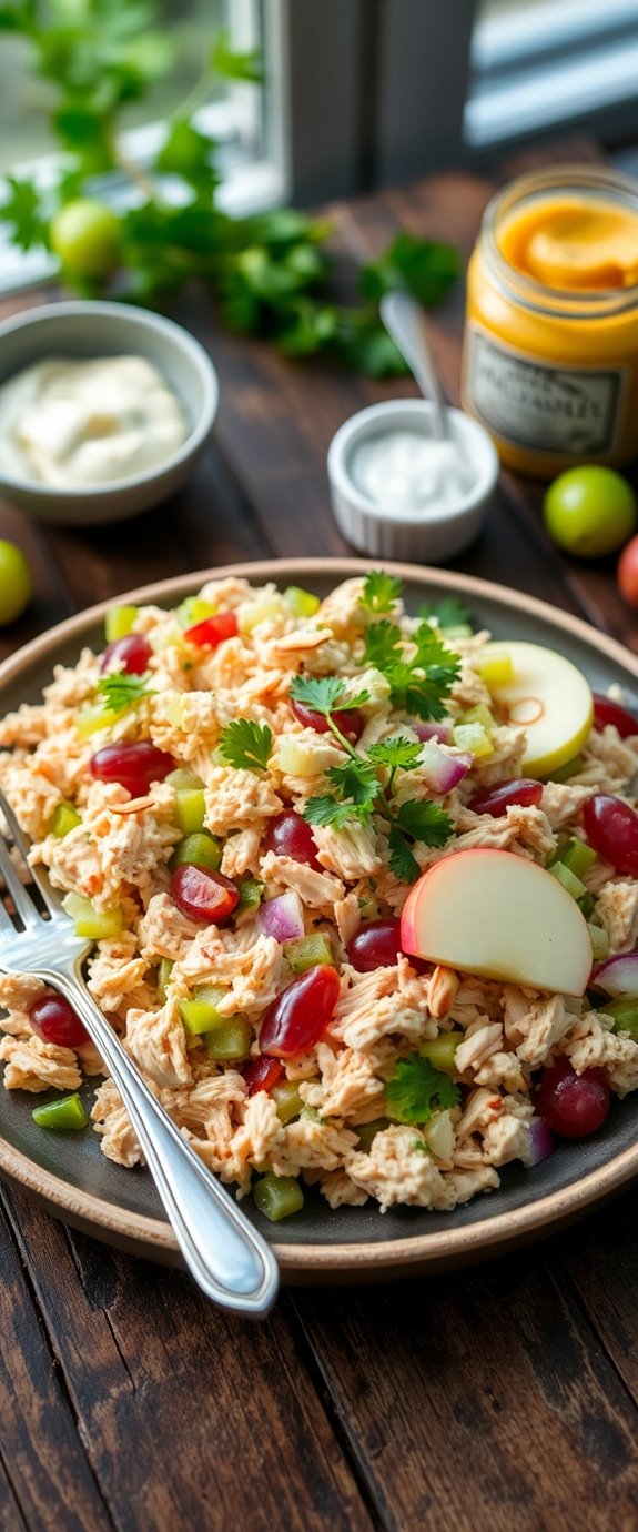 chicken salad with apples