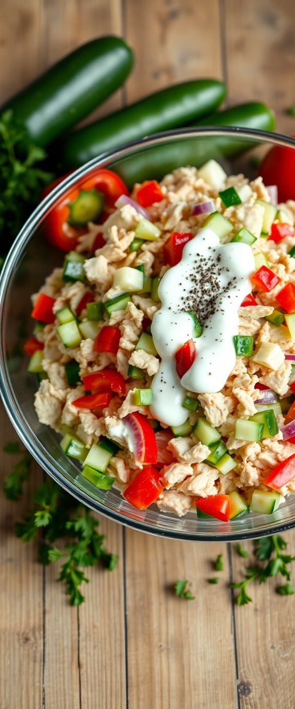 healthy low calorie salad