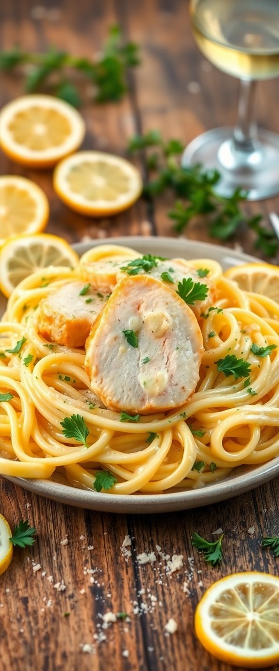 lemon chicken pasta recipe