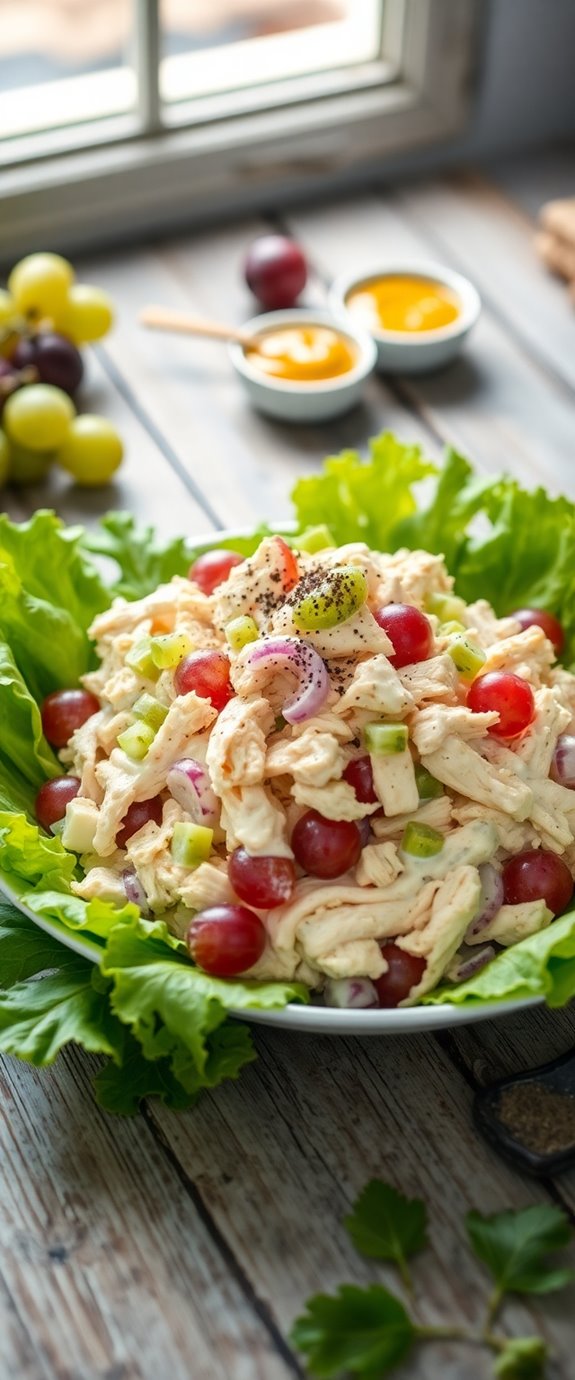 mayo chicken salad preparation
