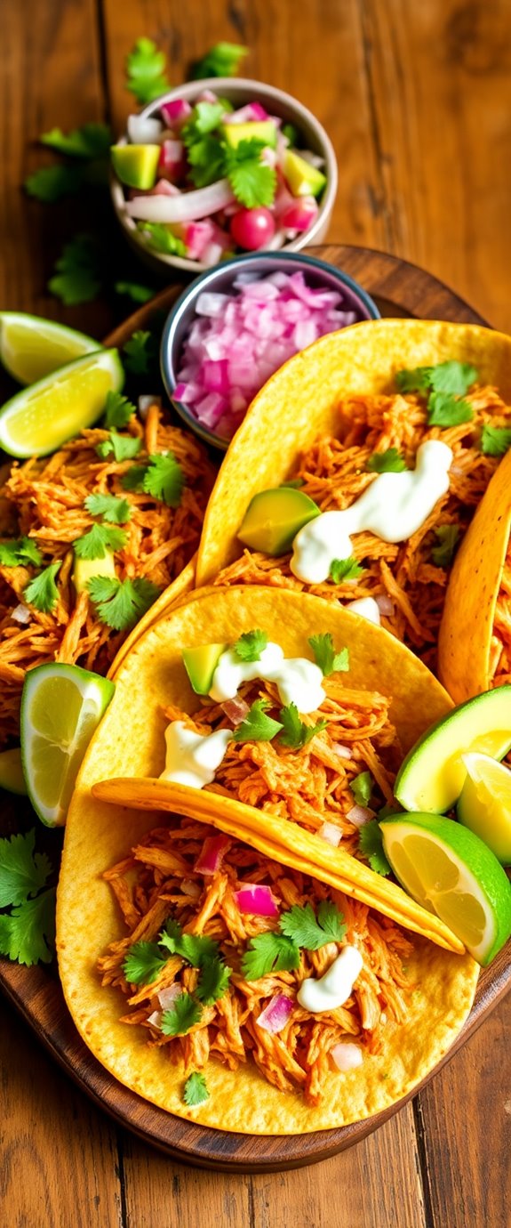 shredded chicken taco recipe