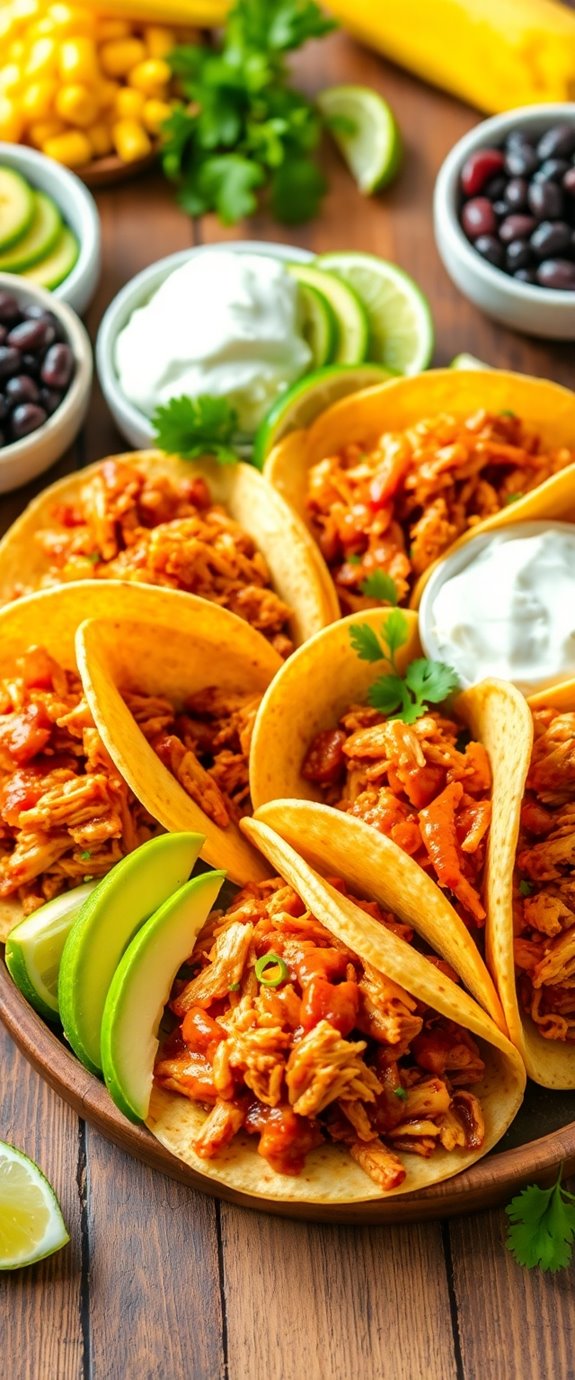 slow cooked chicken taco recipe