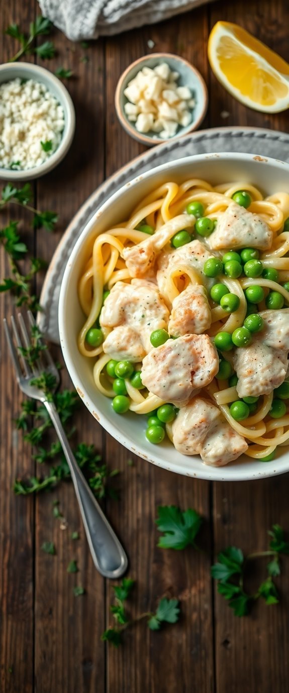comforting creamy chicken dish