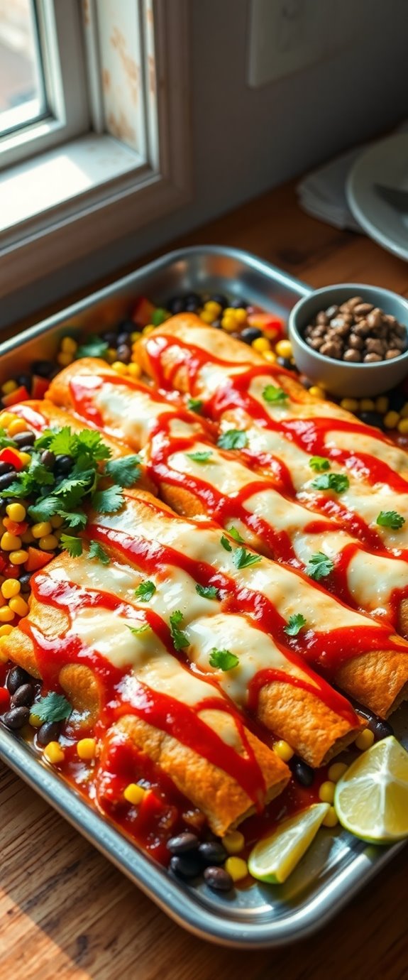 easy baked chicken enchiladas