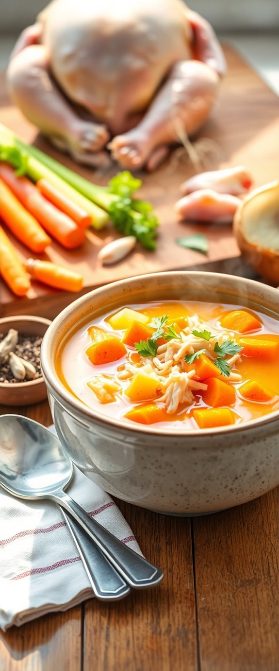 homemade chicken noodle soup
