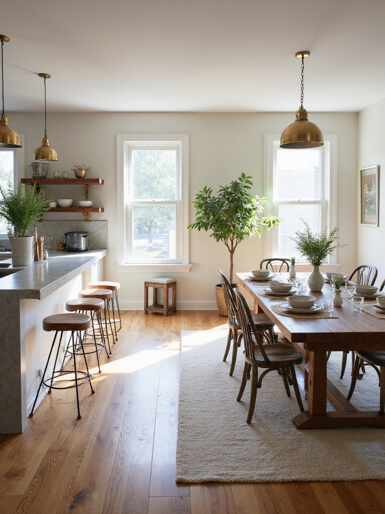 anchor zones with furniture