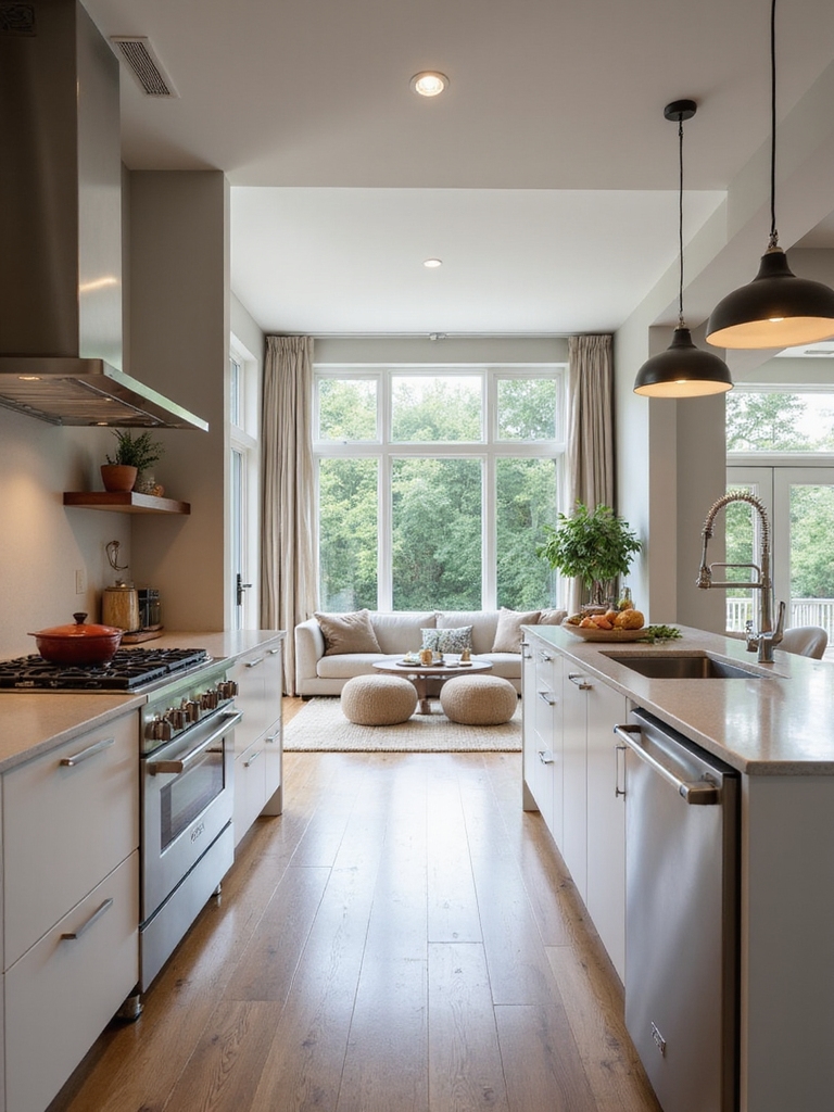 appliances positioned for presentation