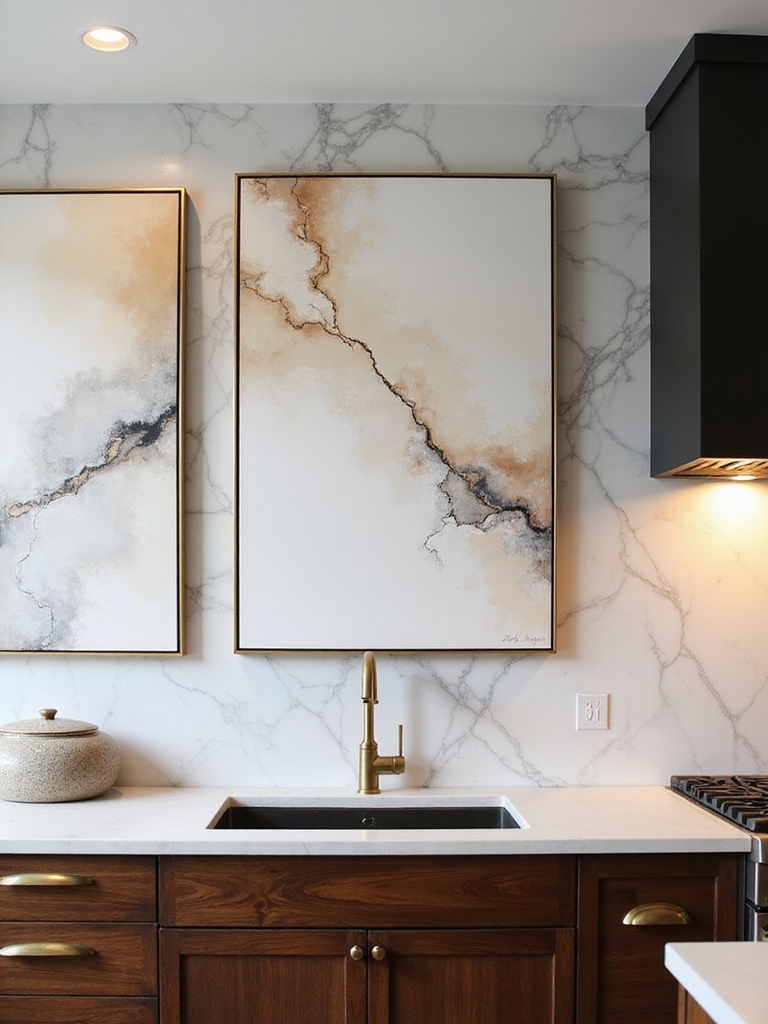 art sized for kitchen sightlines