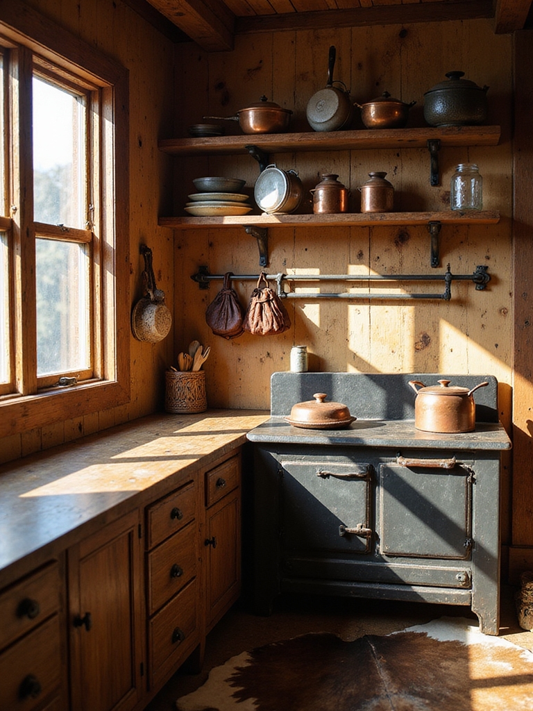 bold rugged western accents