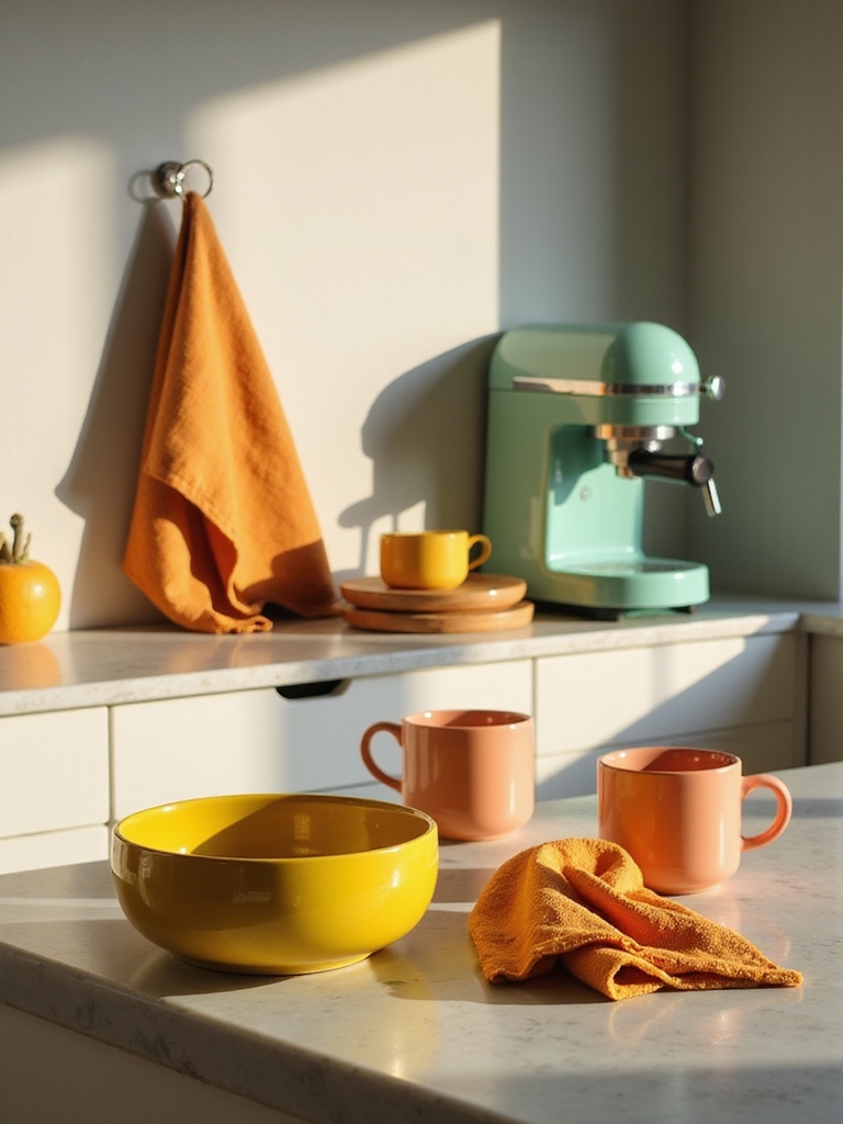 bright accents lift kitchen mood