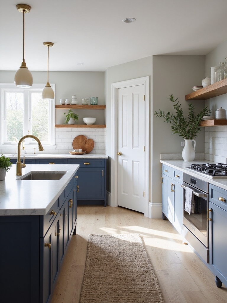 calm neutral kitchen palette