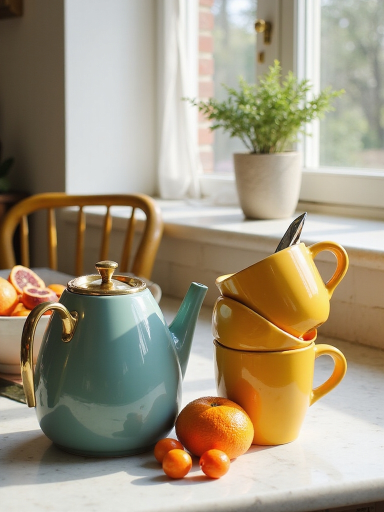 cheerful farmhouse inspired kitchen swaps