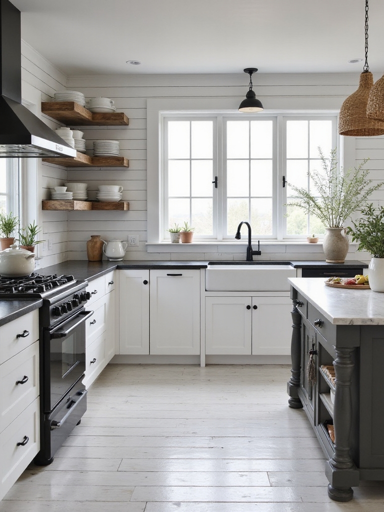 chic modern farmhouse kitchen