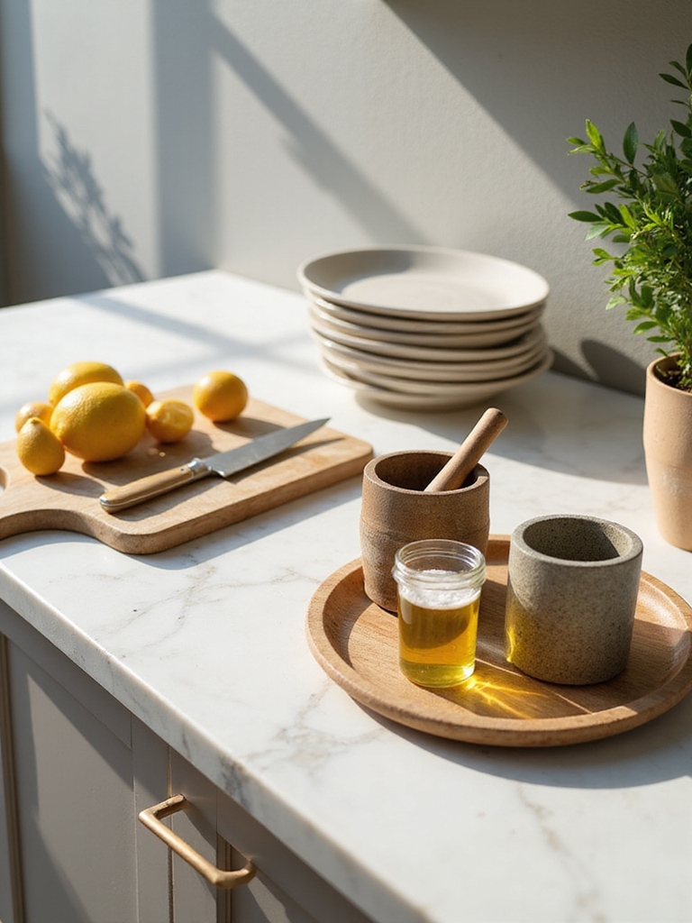 clear zones warm rustic accents