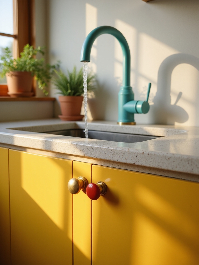 colorful whimsical textured hardware upgrades