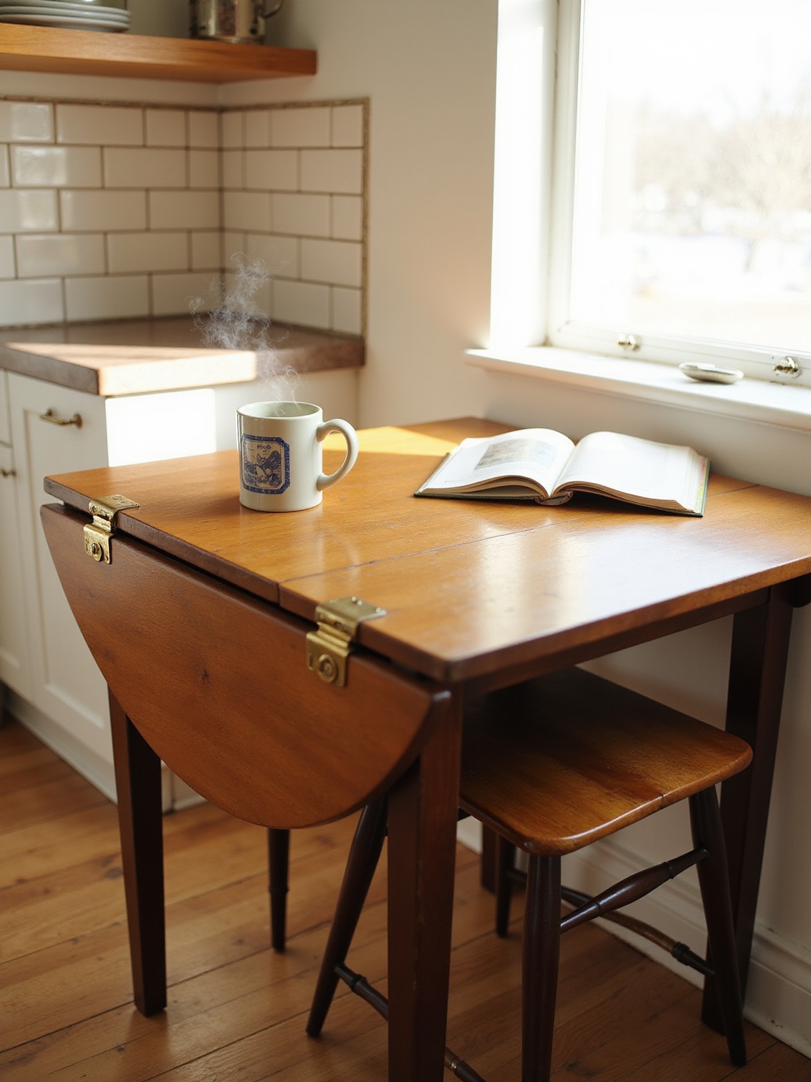 compact fold up kitchen table