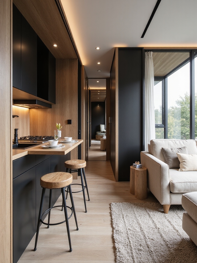 compact multifunctional foldaway furniture