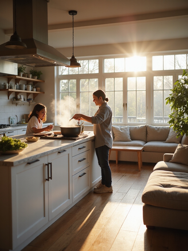 cooking becomes communal hub