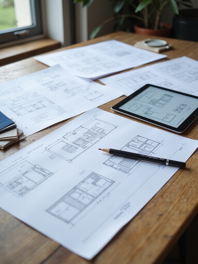 cozy efficient galley kitchen