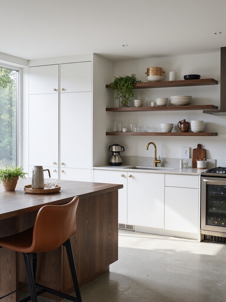 cozy functional dry kitchen