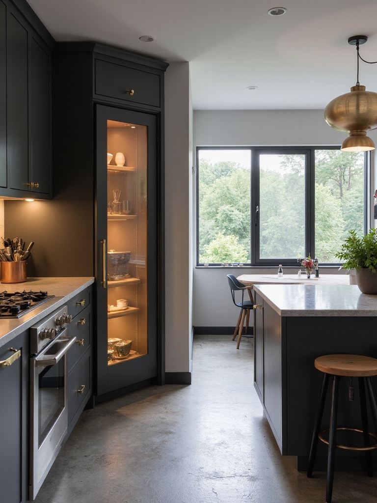 cozy functional semi open kitchen