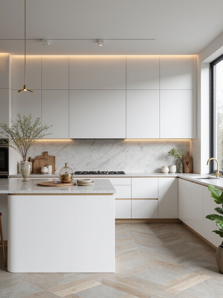 crisp minimalism with warmtextures