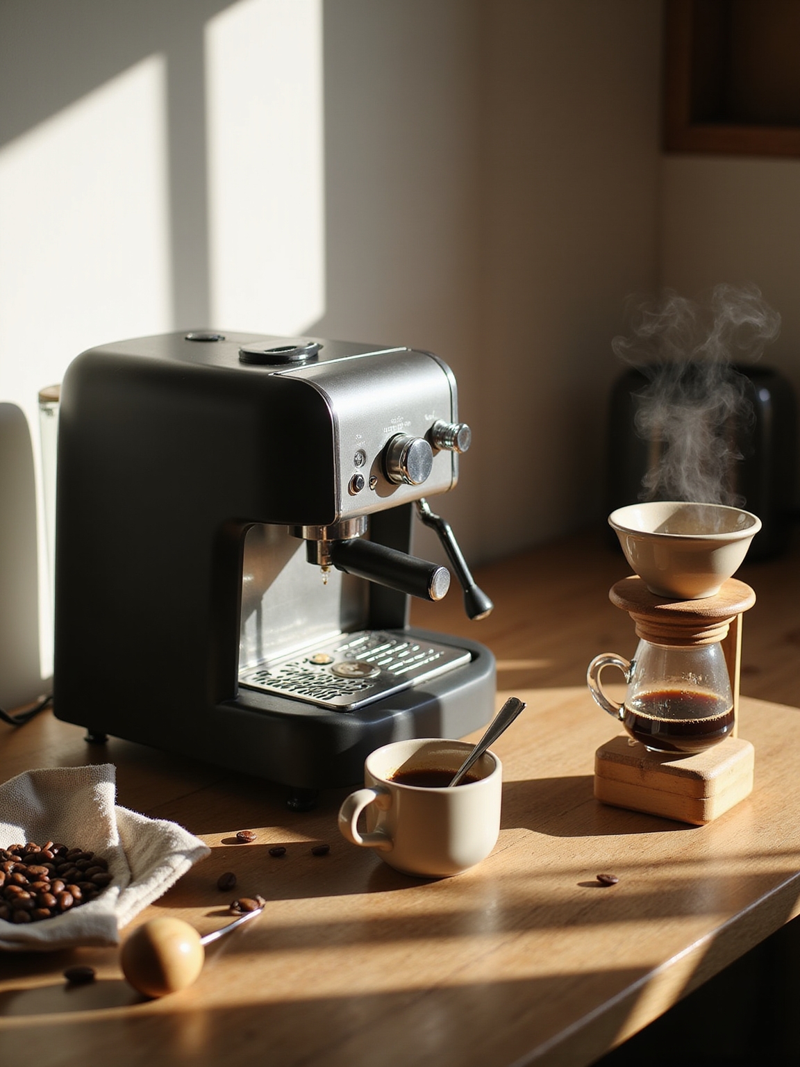 dedicated kitchen coffee counter