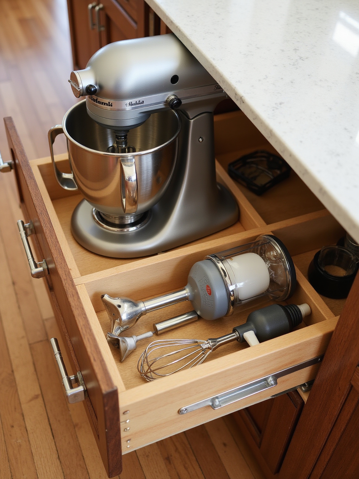 deep drawer appliance organization