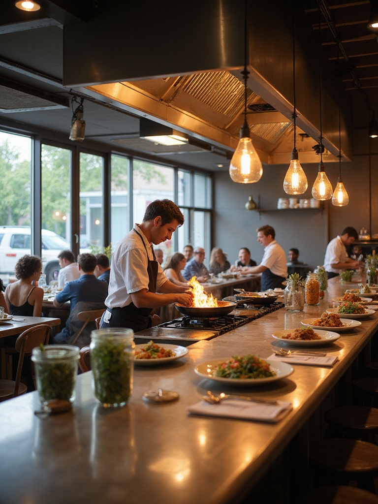 efficient conversational chef driven layout