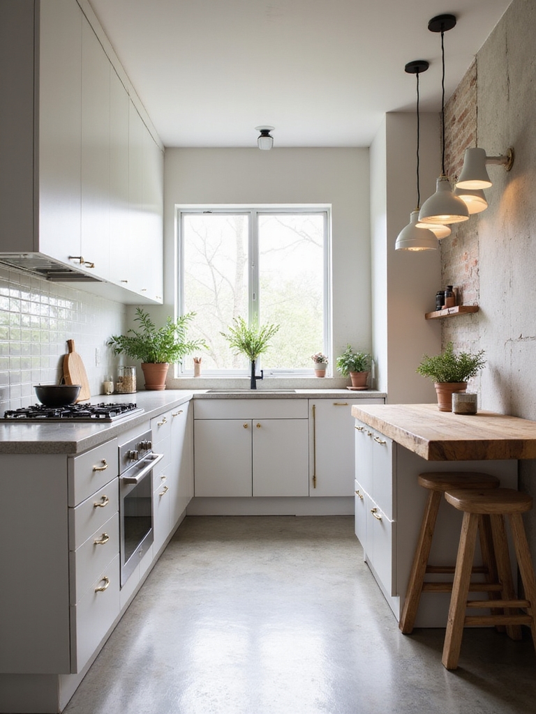 efficient flexible small kitchen layouts