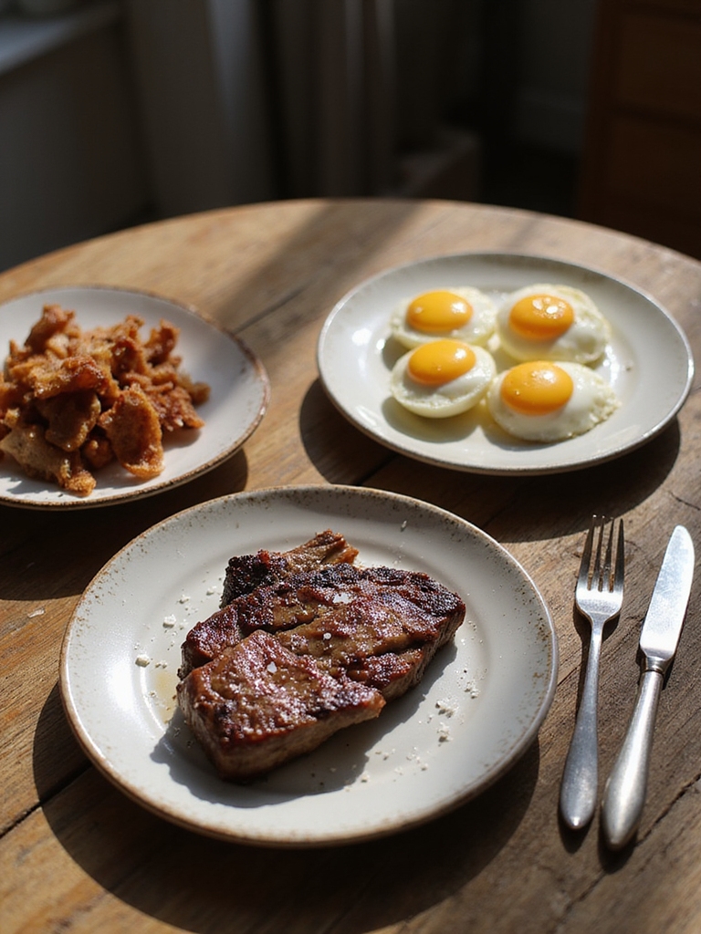 egg meat or fat forward