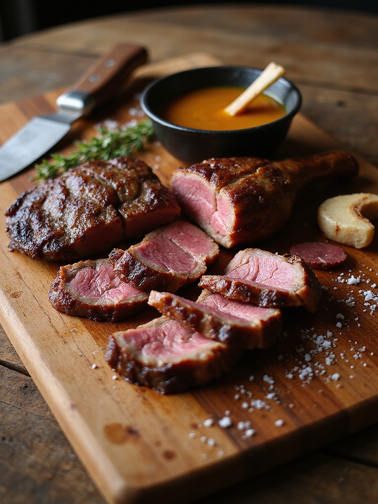 fatty cuts and organs