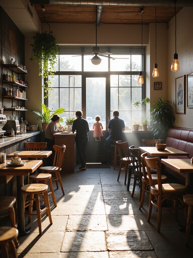 flexible communal seating for lingering