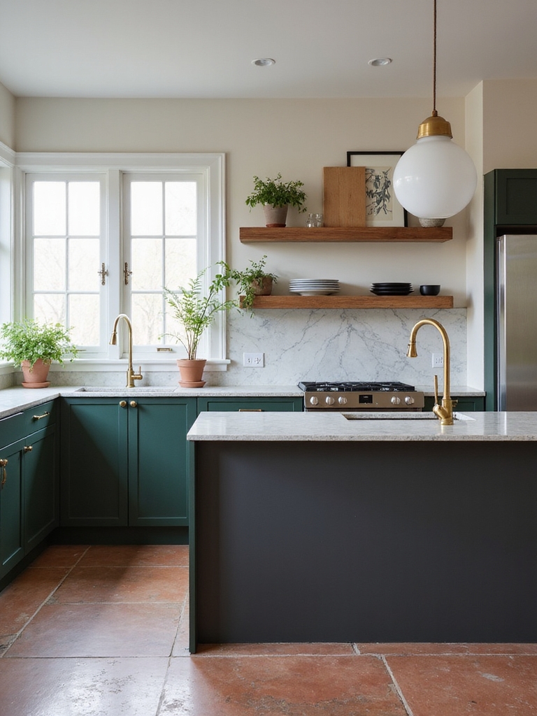 function first cozy meets sleek kitchen