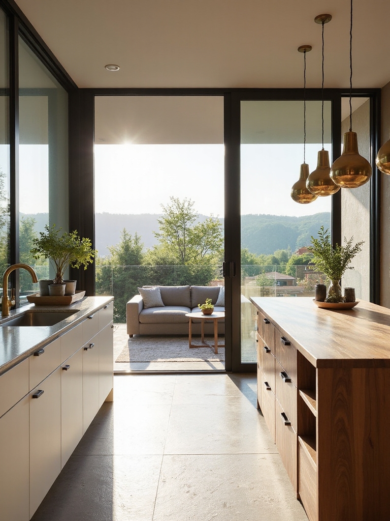 glass partitions with sliding panels