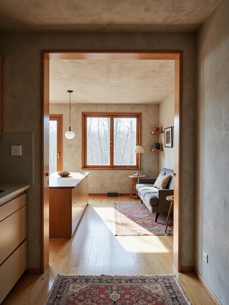 guide views toward room anchors