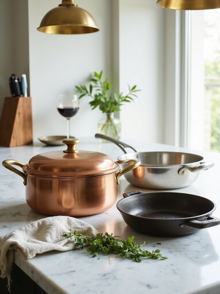 heavy base cookware improves with use
