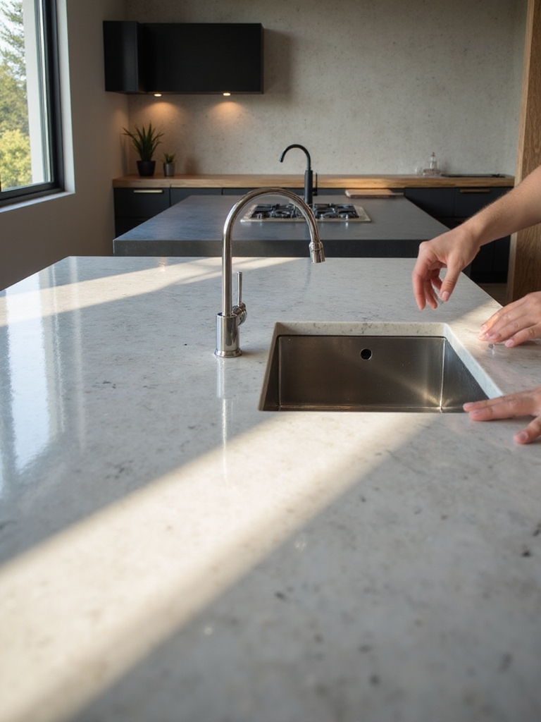 island sink or cooktop