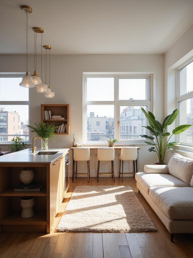 islands partial walls furniture