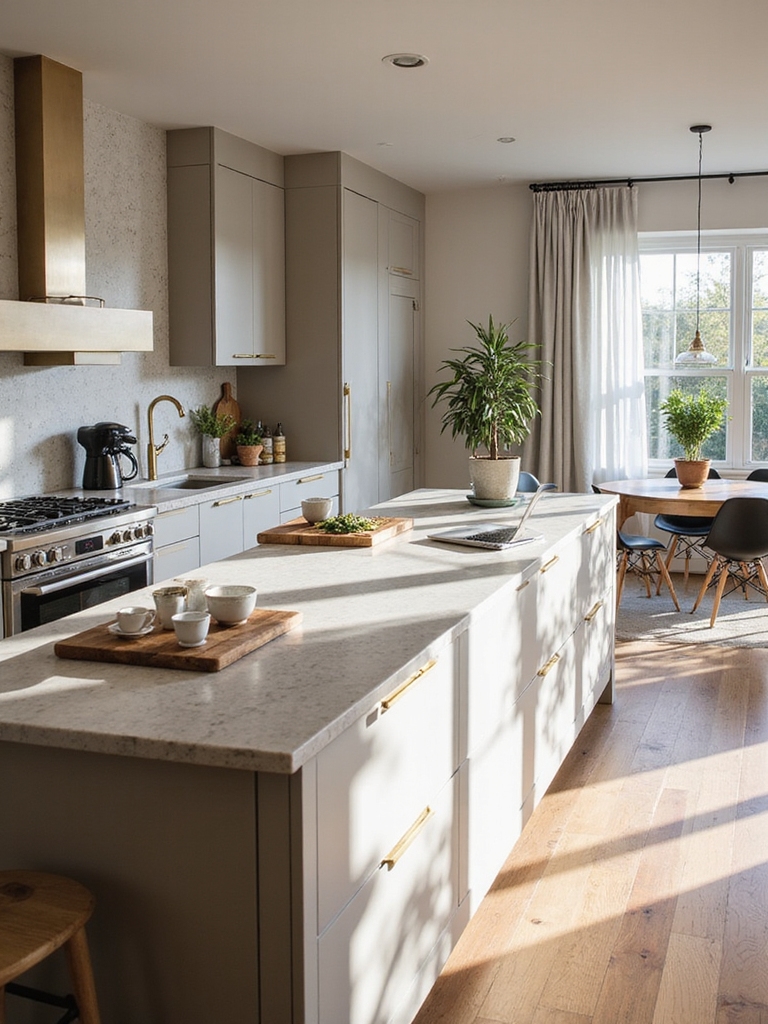 kitchen zones for flow