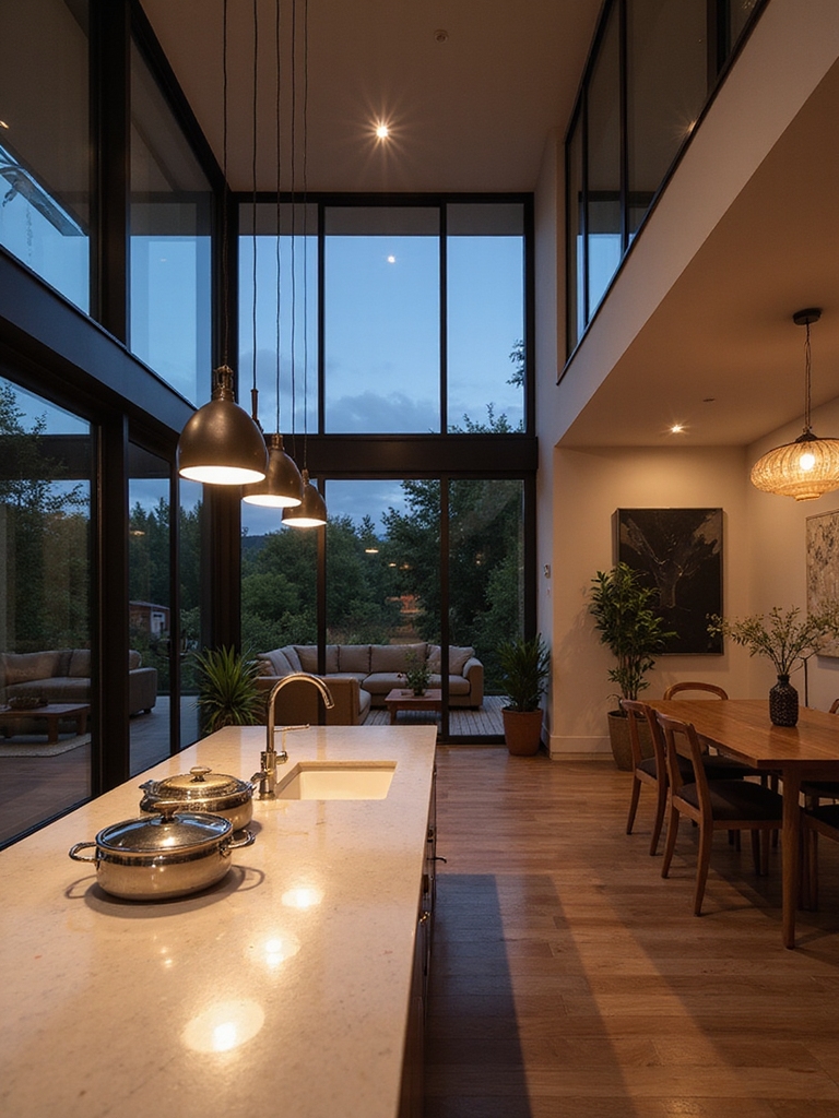 layered lighting for zones