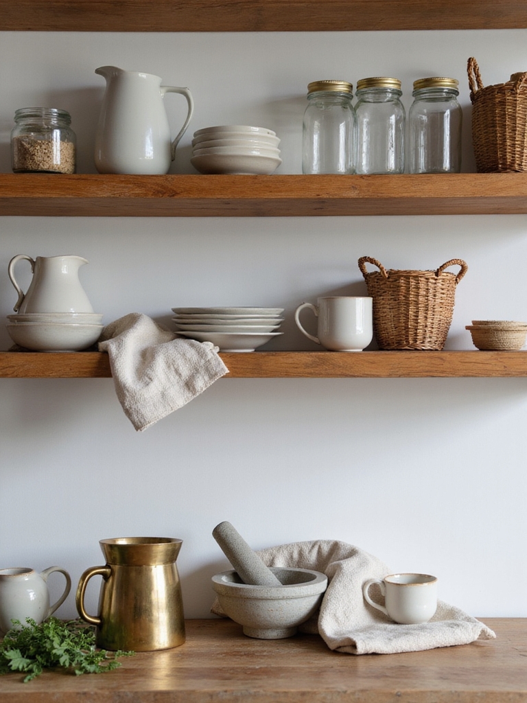 layered reclaimed wood and metal