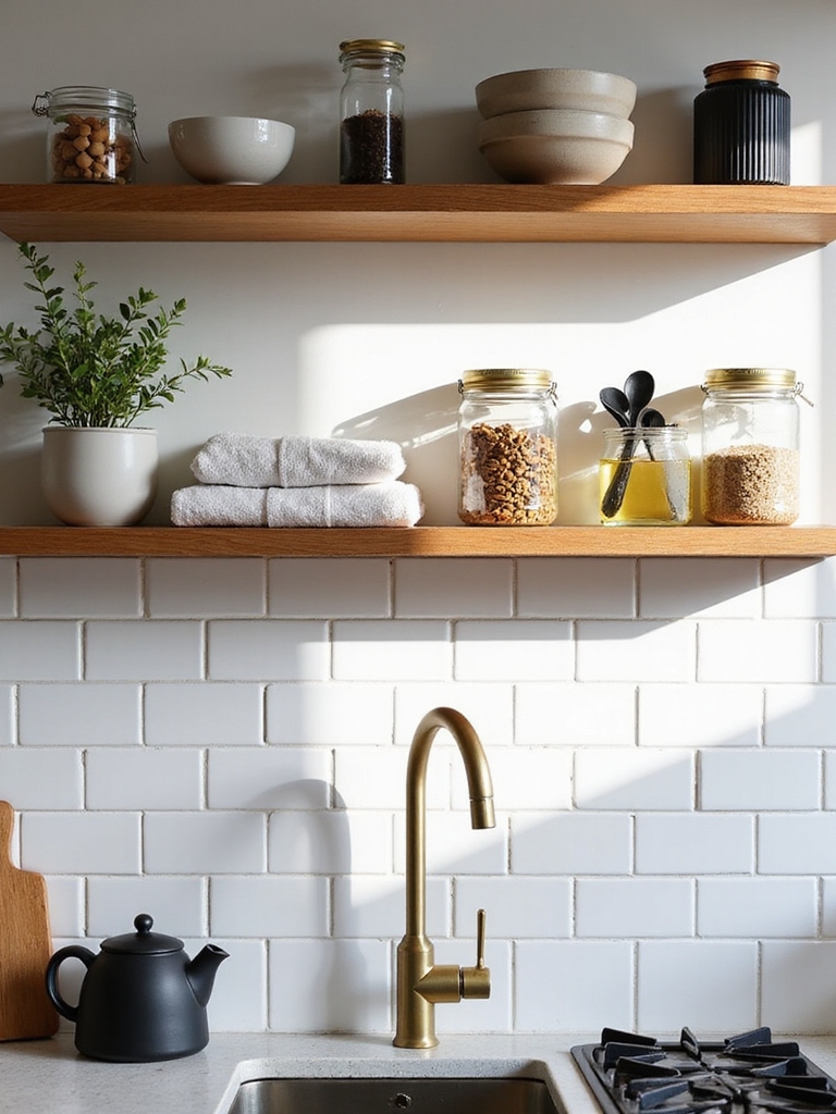 lived in open shelving guidance