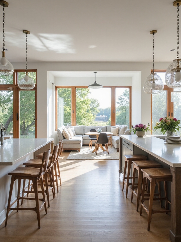 maintain clear sightlines and flow