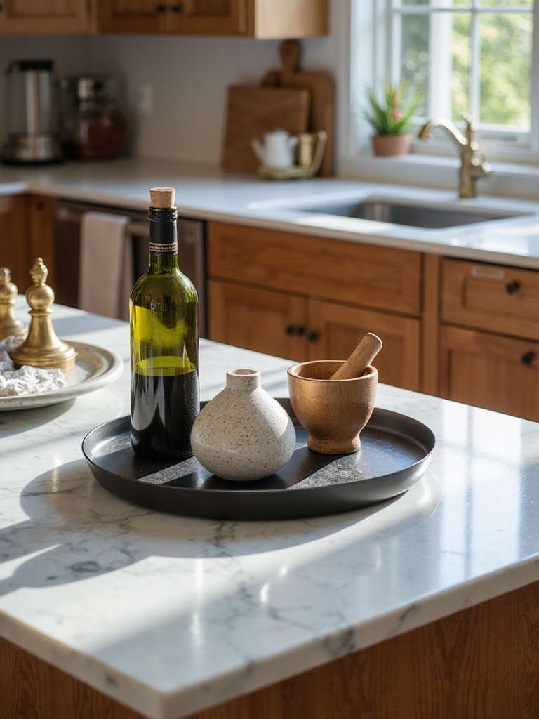 match tray material to kitchen