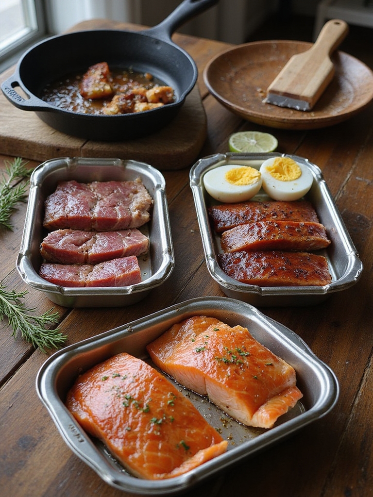 meal prepped carnivore lunch ideas