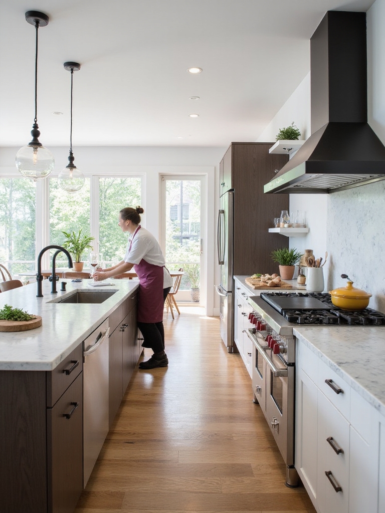 measure and zone kitchen movement