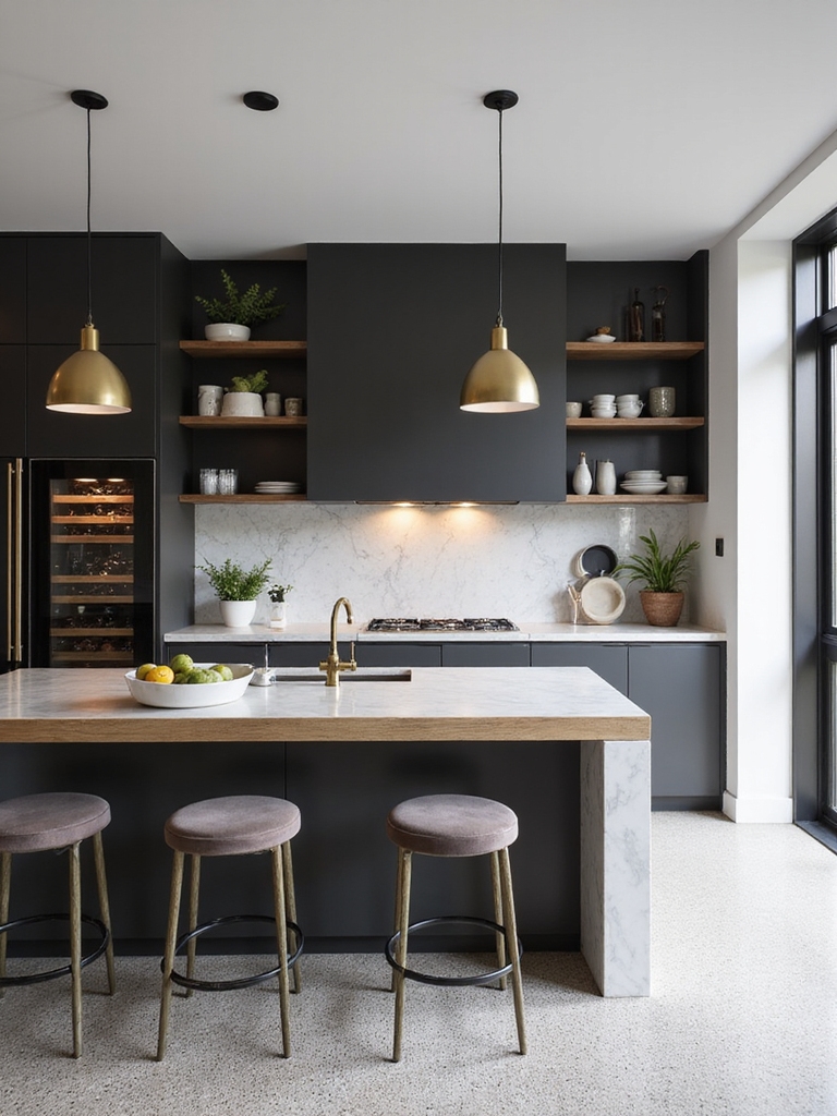 modern dry kitchen luxury