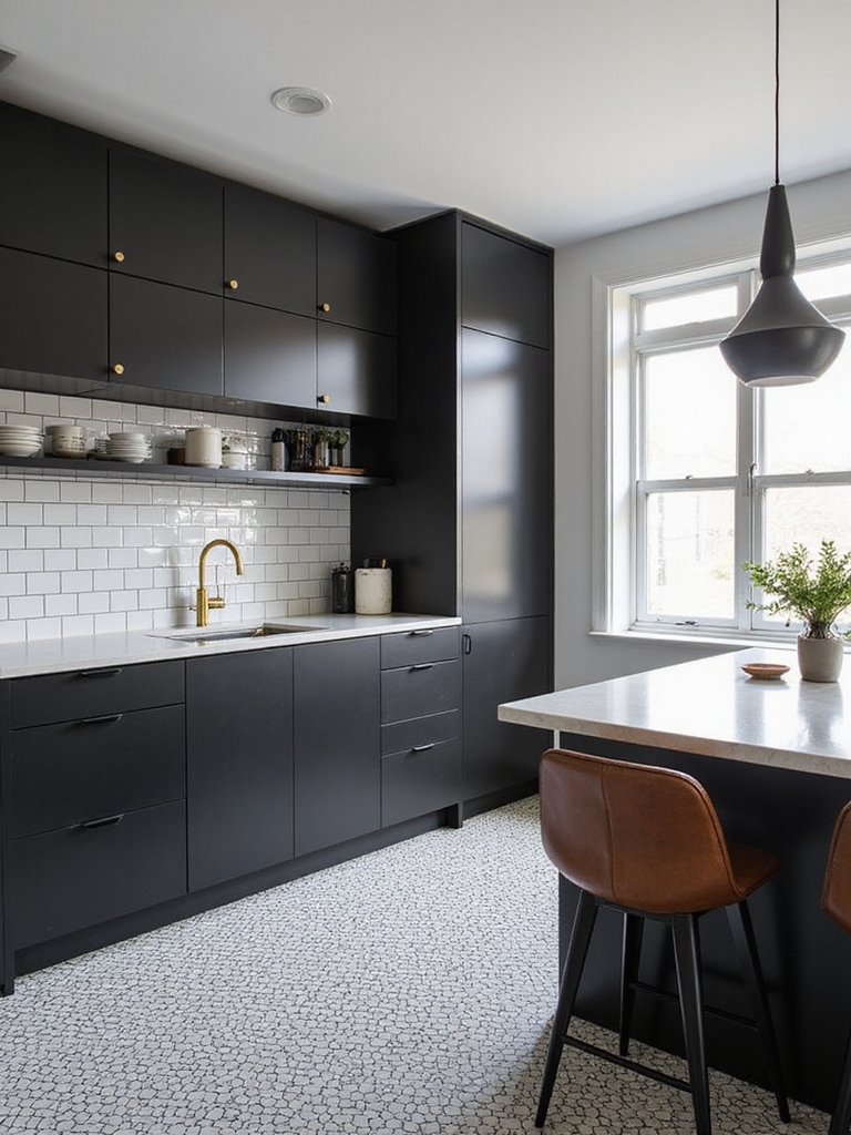 modern monochrome kitchen revival