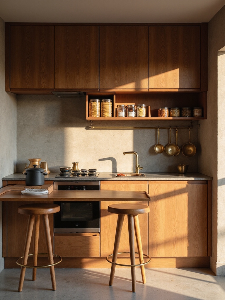 multifunctional compact indian kitchen